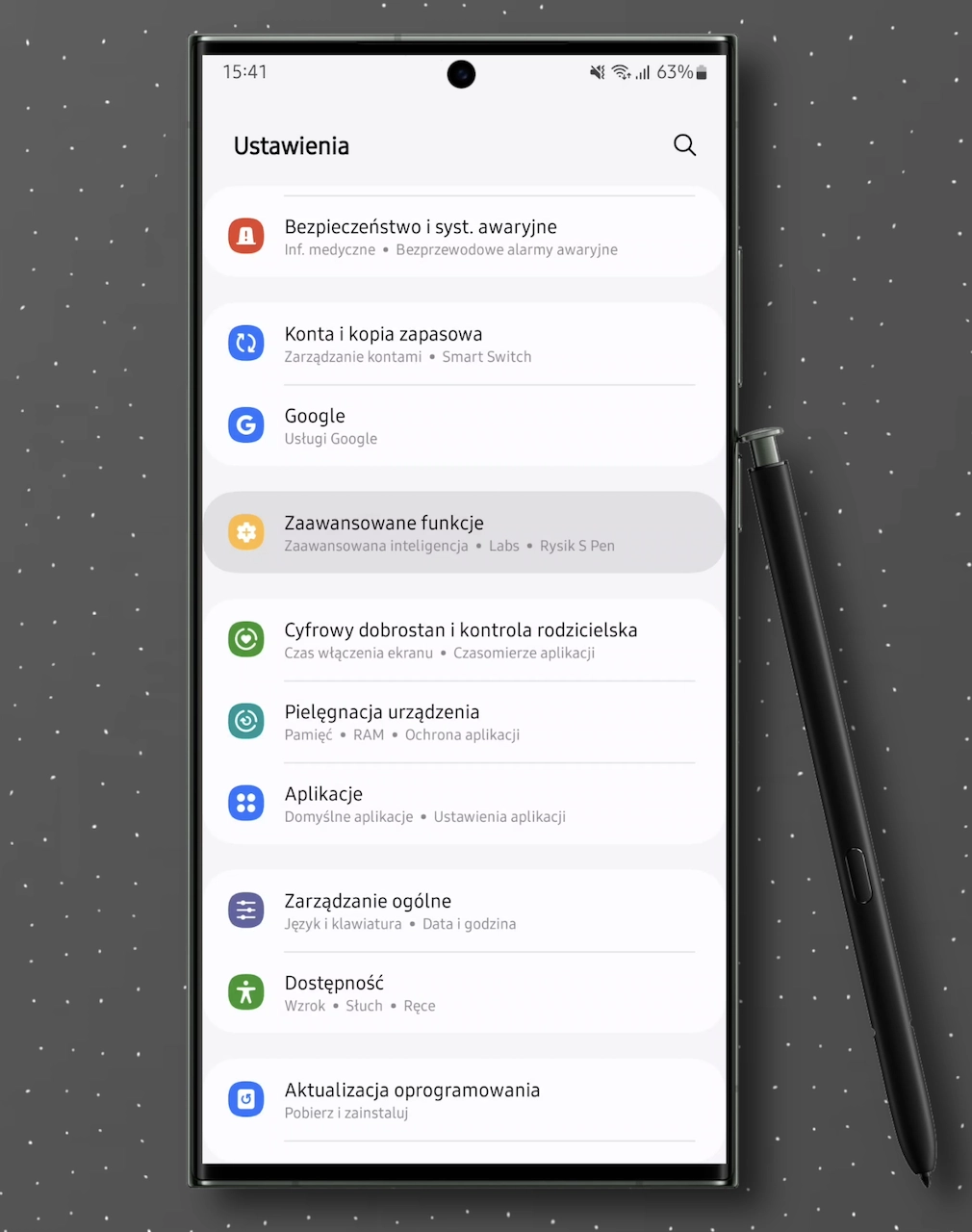 samsung-s24-pierwsze-ustawienia